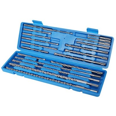 20-Piece SDS Plus Carbide Drill Bit Set for Concrete Brick Stone