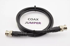 RG-59/U with 75 Ohm BNC Male Connectors 3ft RF Coaxial Cable Jumper 