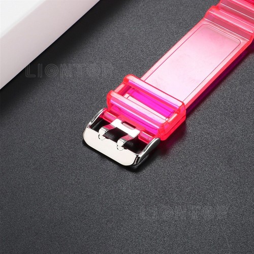 For Apple Watch Series SE/9/8/7/6/5/4 44/40/45/41mm Rugged Clear Case Strap Band - Picture 57 of 105