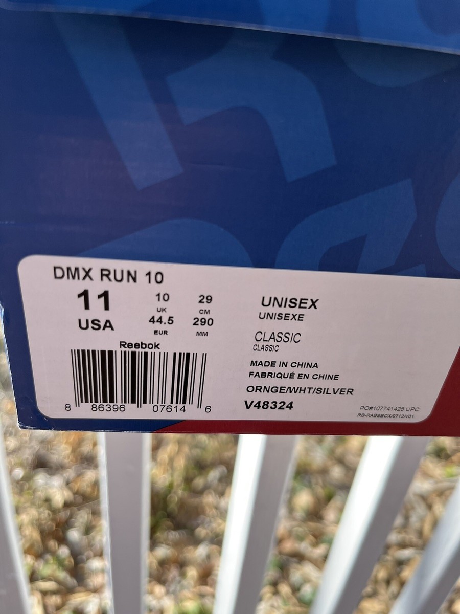 Reebok DMX Run 10 DS Sz 11 Orange NY Knicks SF Giants Bengals