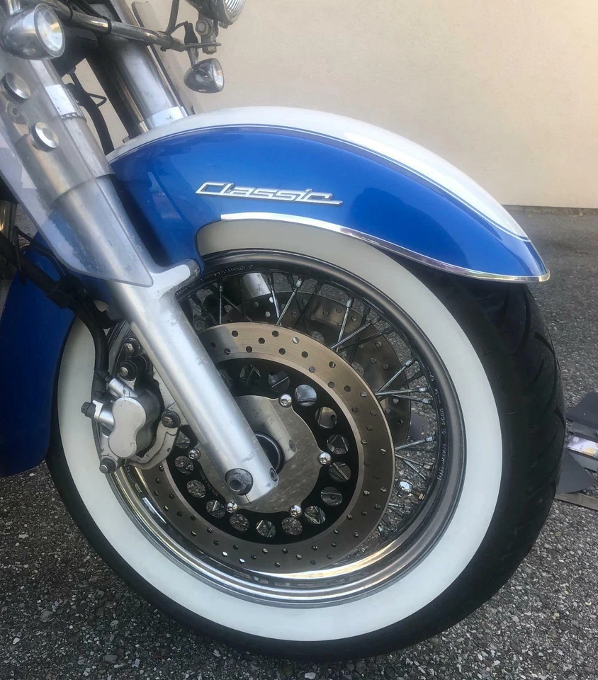 Rotor de freno delantero personalizado 298 mm para Yamaha XVS 650 V-Star 650 Classic 1998-2017 Foto 2 de 4