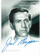 TWILIGHT ZONE SERIES 2 THE NEXT DIMENSION A29 JACK KLUGMAN ODD COUPLE AUTOGRAPH