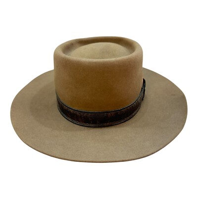 Vtg Stetson 3X Beaver Revenger Last Drop Brown Cowboy Vtg Stetson 3X Beaver Revenger Last Drop Brown Cowboy