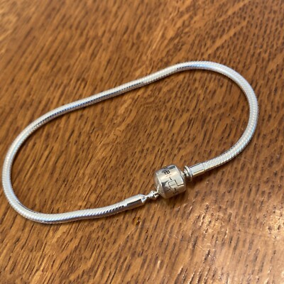 Soufeel Sterling Silver Snake Charm Bracelet Wz UK - Main Image