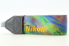   Almost Unused   Nikon Marble Sholder Neck Strap Color Colorful From JAPAN