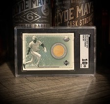 Dave Parker SGC 10 GEM MINT Pop 1 Authentic Game Used Bat 02 UD Sweet Spot 