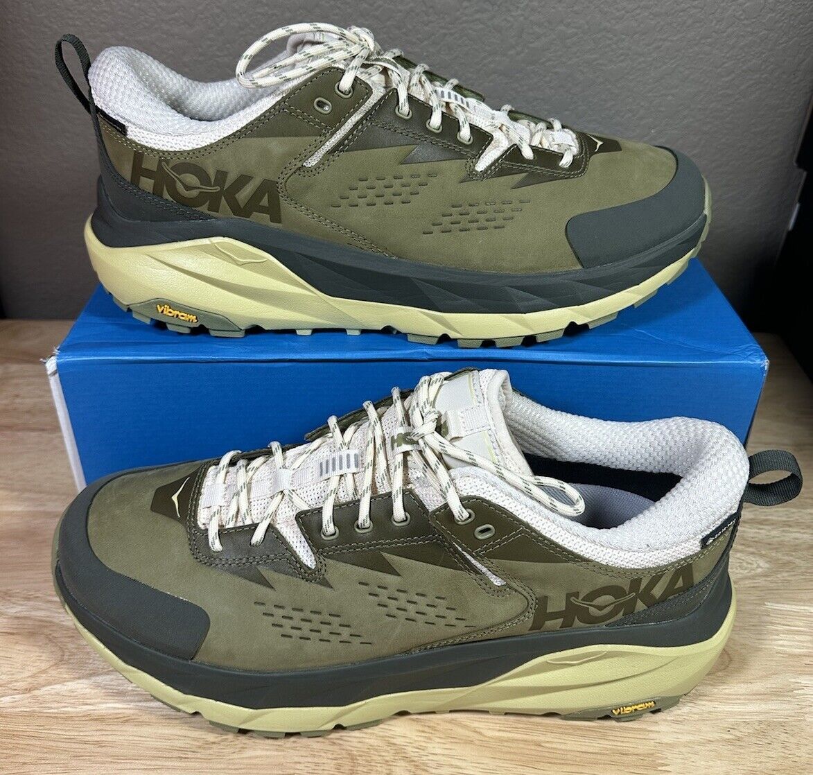 Hoka One One Kaha Low Fennel Eggnog New Men Shoes Hiking Hoka One One Kaha Low Fennel Eggnog New Men Shoes Hiking