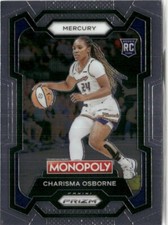 2024-25 Panini Prizm Monopoly WNBA Charisma Osborne Rookie Phoenix Mercury #20