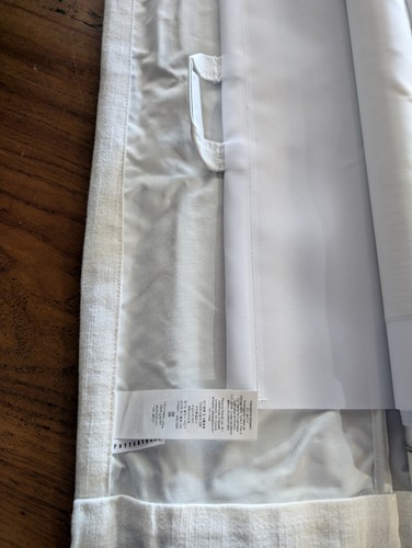 POTTERY BARN Emery Cordless Blackout Roman Shade- White -26x48" - NEW! - Picture 2 of 4