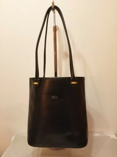 LONGCHAMP HANDBAG Classic Simple Professional Black Leather ShoulderBag 