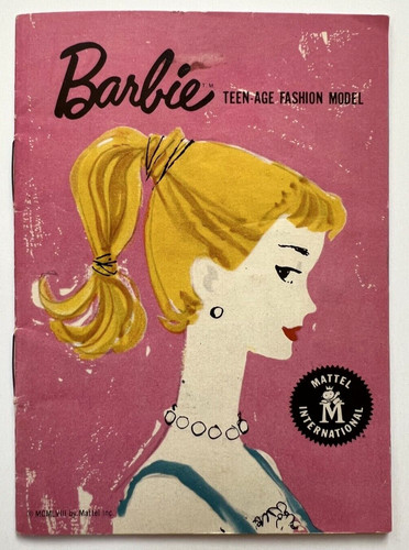 Vintage Barbie Doll TM #1 Pink Ponytail Booklet Gay Parisienne Easter Parade