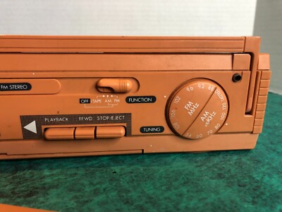 Pink Randix 1980's Stereo AM/FM Cassette Player Model SCP-880