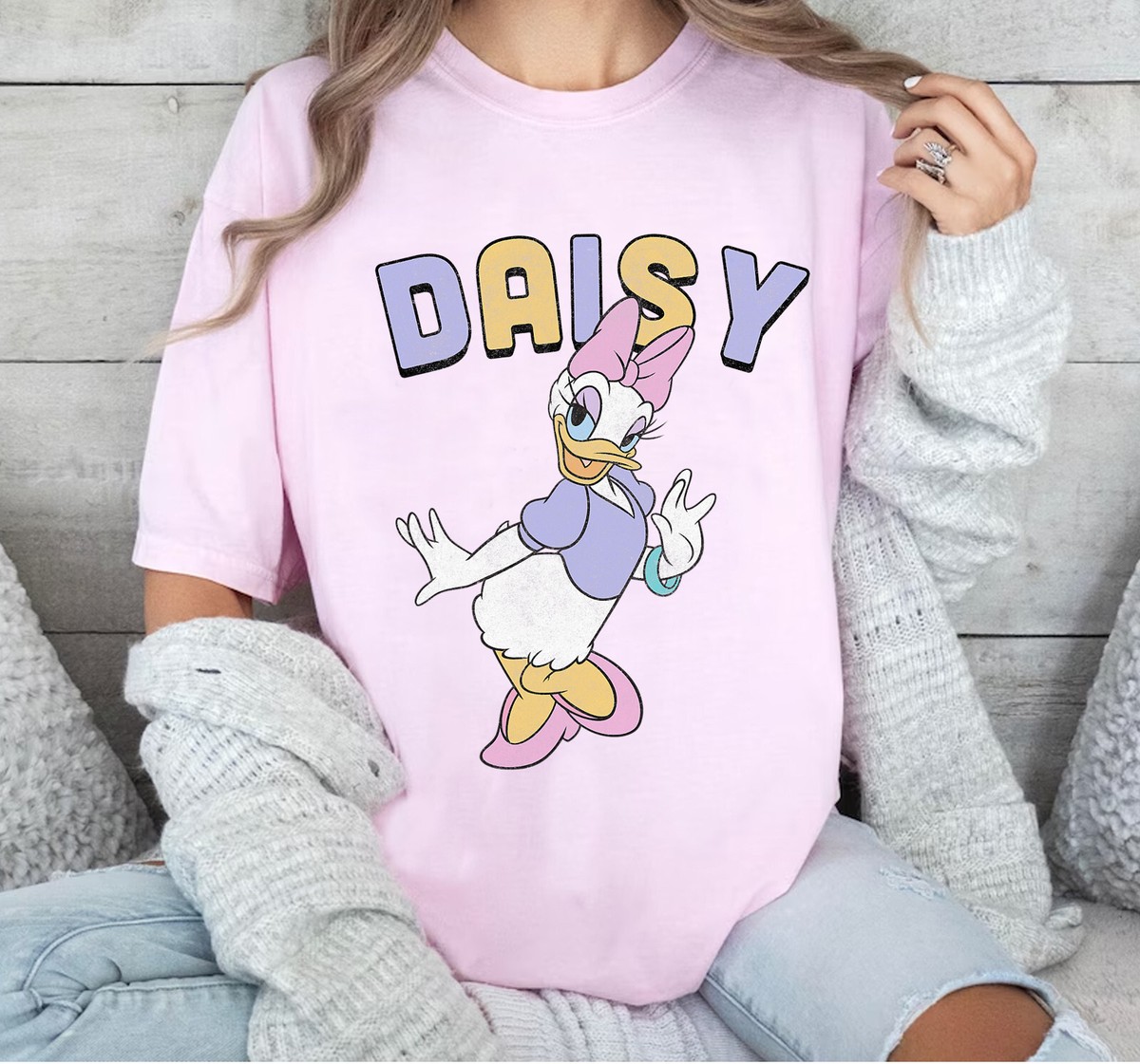 Disney Mickey And Friends Donald and Daisy Duck Simple Portrait
