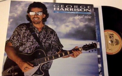 NEAR MINT 1987 George Harrison album CLOUD NINE w Eric CLAPTON on 
