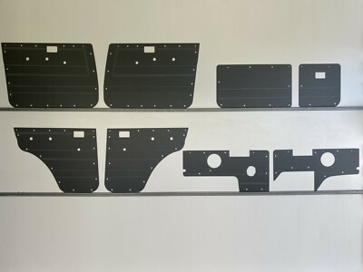 Grey ABS Waterproof Door Cards Fits Toyota Landcruiser 76 Wagon