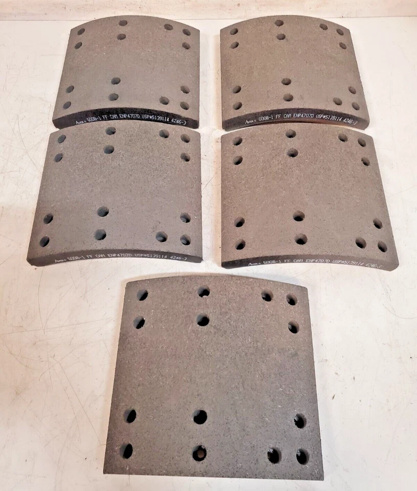 5 Qty. of Abex Brake Shoe Lining Strips 6008-1 | 4246-3 FF CAM ENP4707D (5 Qty) - Image 2 of 4