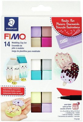 Staedtler Fimo Professional Soft Polymer Clay 12/Pkg-Foodie Fun