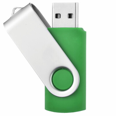 UNIREX DarkGreen USB STICK SWIVEL  1GB bis 128GB und 4  Bügelfarben wählbar.