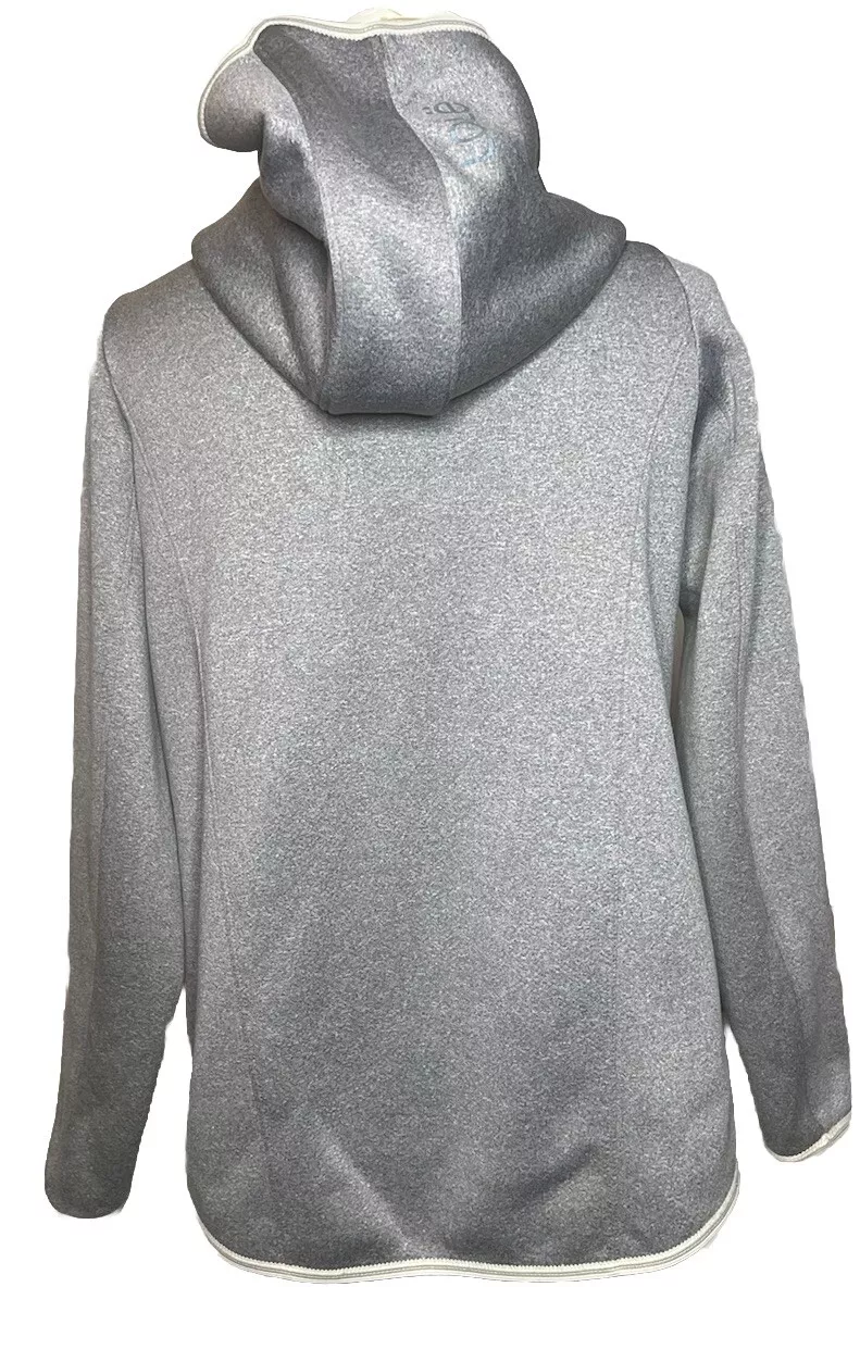 lole diagonal zipper front hoodie