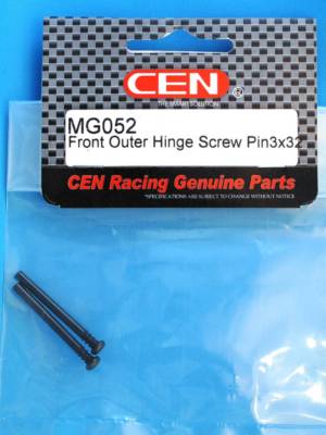 CEN MG052 Inf East Arm Pins 3x32 Front Outer Hinge Screw Pin MG Model Making