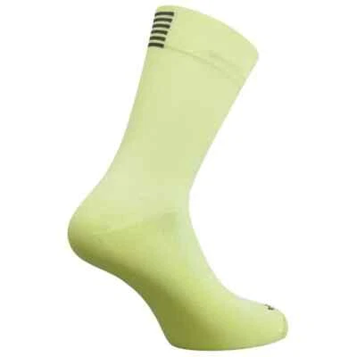 Rapha Pro Team Radsocken limettengrün tief oliv normale Länge Größe L UK 9-10
