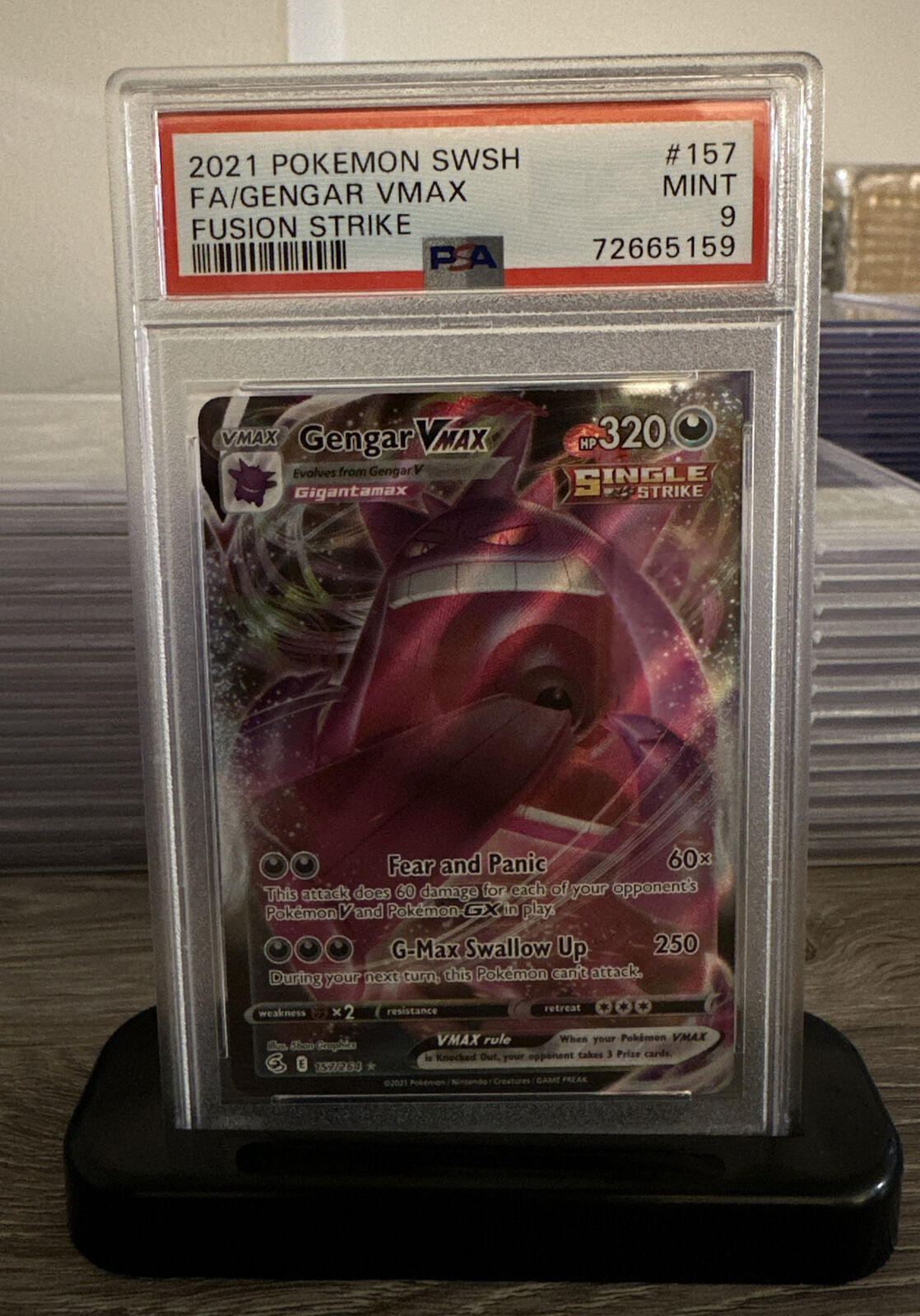 Gengar V & Vmax - 157/264 Fusion Strike - Pokemon Ultra Rare 2 Card Lot