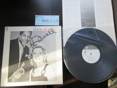 Helen Merrill John Lewis Japan Signed Vinyl LP w Ticket PAP-9050