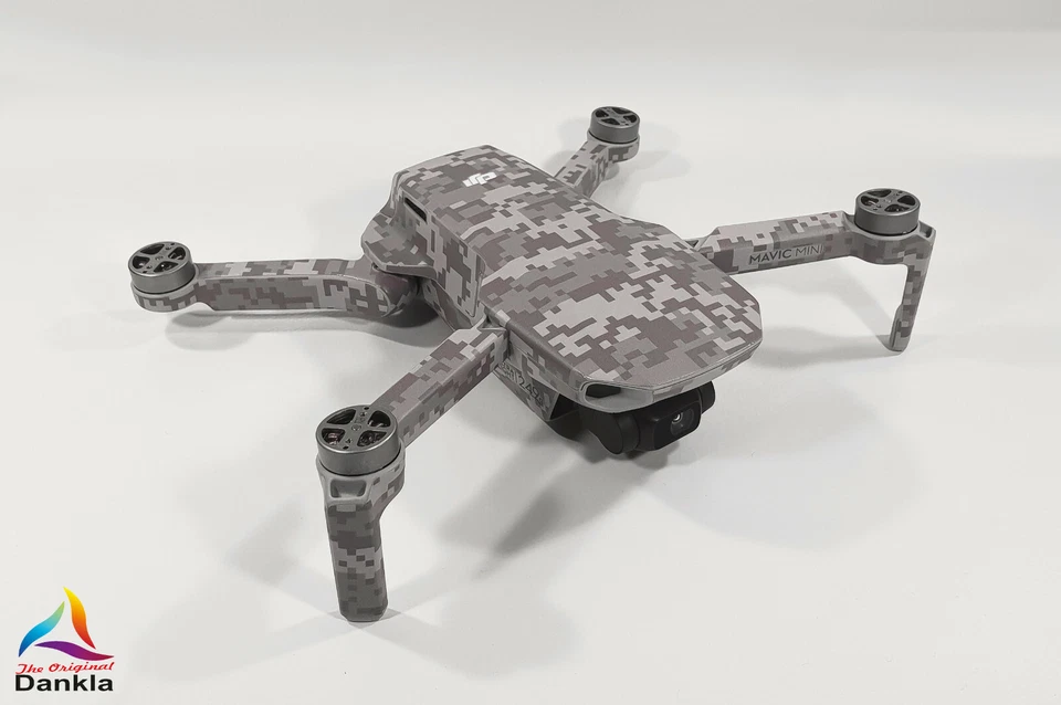 DANKLA SKINS DJI MAVIC MINI - SKIN - DIGI CAMO GRIGIO - / pellicola / decalcomania / wrap / accessori
