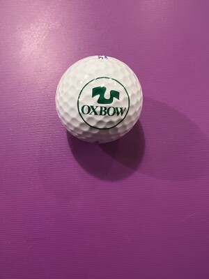 LOGO GOLF BALL-ORIGINAL OXBOW COUNTRY CLUB..BRAND NEW 