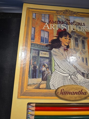 American Girl Samantha Art Studio 6 Colored Pencils Blending Tool - Picture 2 of 15