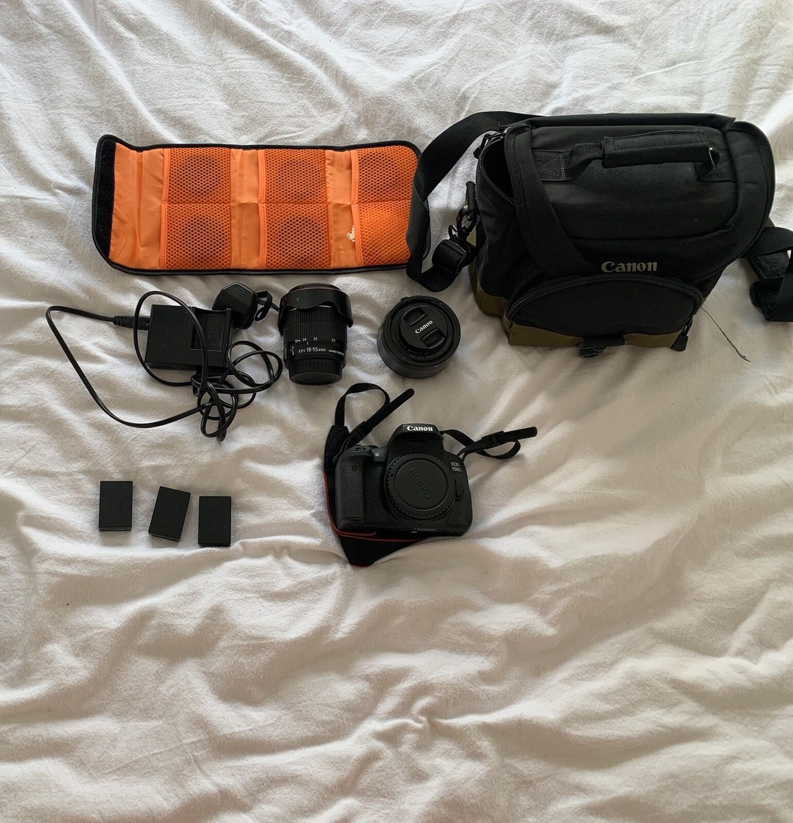 Canon 750D DSLR with 50mm Canon Lens 18-55mm Kit Lens