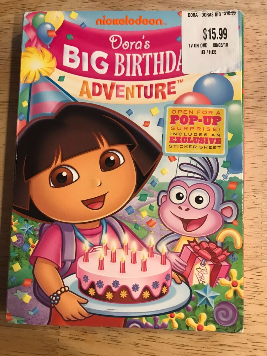 DORA THE EXPLORER - DORA'S BIG BIRTHDAY ADVENTURE ~ DVD DORA THE EXPLORER - DORA'S BIG BIRTHDAY ADVENTURE ~ DVD