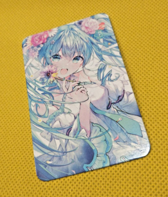 Hatsune miku Waifu Goddess Story Anime Girl card