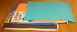 Fibre-Craft/Nicole: MIXED LOT - CREATIVE/FLEXI-FOAM SHEETS 9x12 & 12x18 Unused