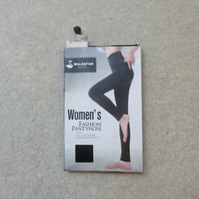 Wajiafar Tights Womens Regular Black Fashion Pantyhose NWT