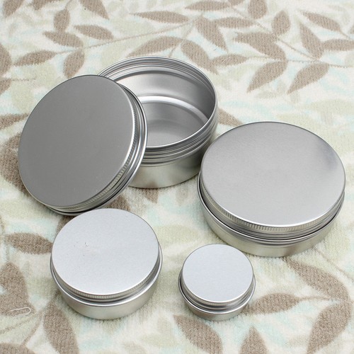 5-50tlg 15-150ml Blechdosen Alu Leer Döschen Creme Dosen Tiegel Für Kosmetikum - Bild 3 von 10