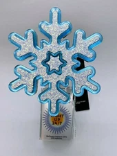 Bath & Body Works Snowflake Bright Neon BLue Nightlight Wallflower Plug