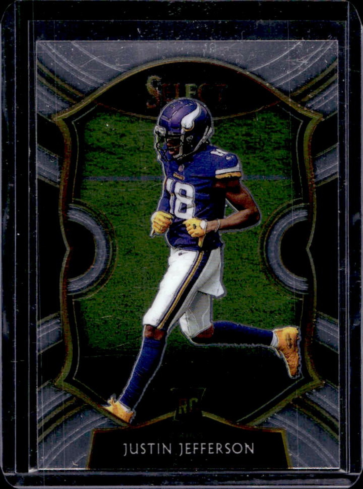 2020 Select Justin Jefferson Rookie RC Concourse #61 Vikings