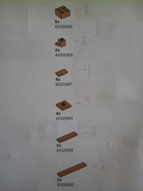 LEGO Minecraft: The Farm (21114) - Incomplete