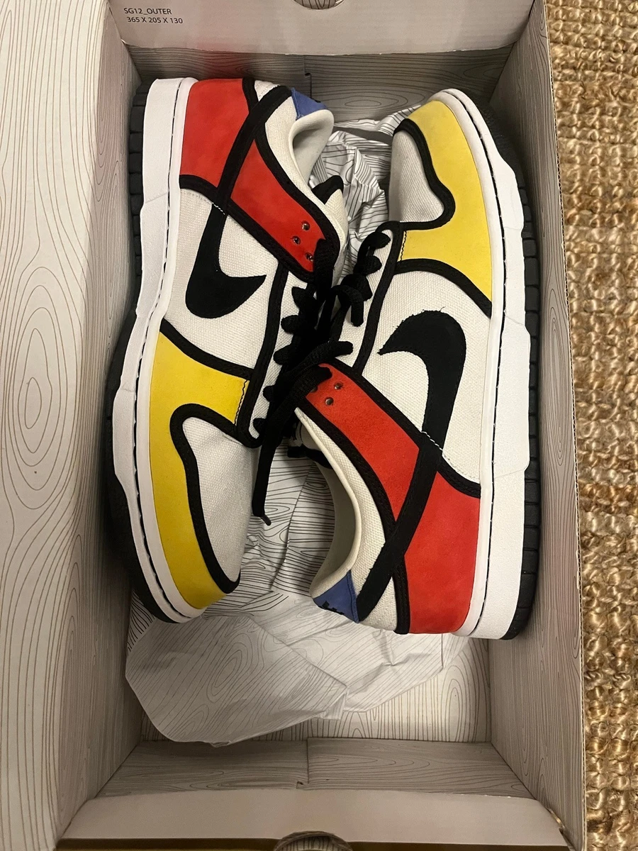 Preços baixos em Nike Dunk Pro SB Low Piet Mondrian | eBay