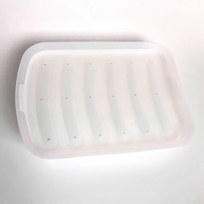 Sausage Maker Mould 6 Grids Silicone DIY Ham Hot Dog Making Moulds with Lid Kitc