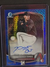 Patrick Forbes 2025 Bowman Draft Mega Blue Mojo Prospects Auto  /150