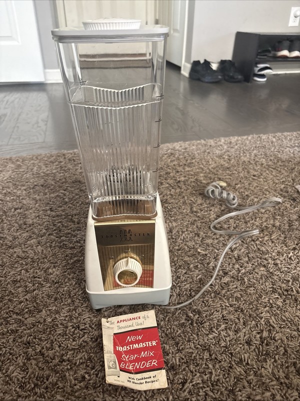 Vintage 1958 Toastmaster Star-Mix Blender Tested Works Excellent Condition