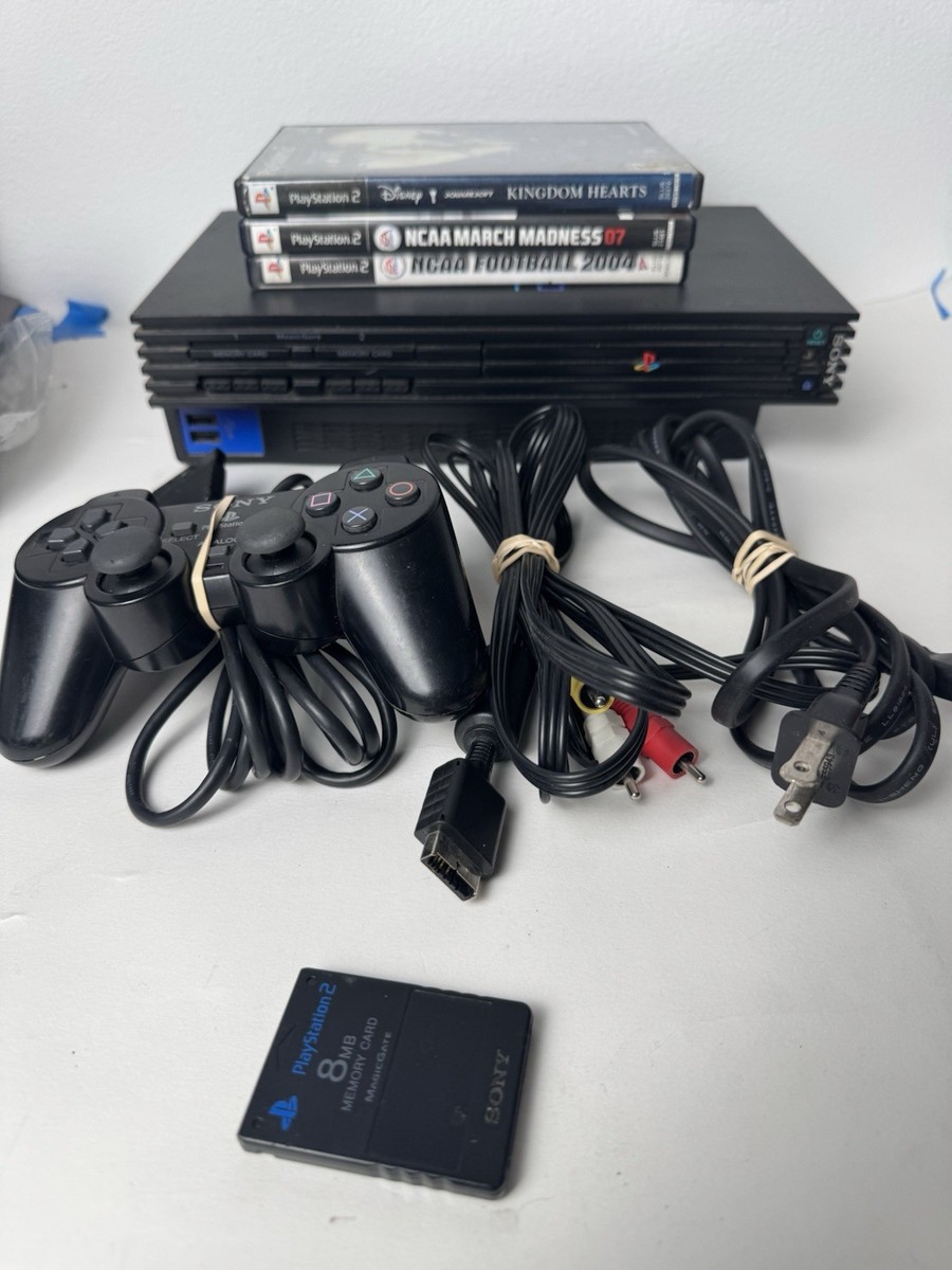 PlayStation PS2 Fat Console Bundle with Controller Games HDD - Main Image