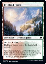Highland Forest - Kaldheim #261/285 MTG Magic The Gathering