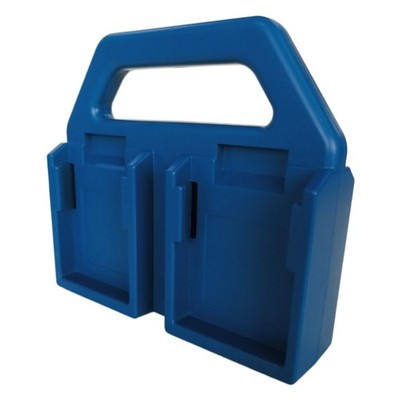 Universal 18V Battery Storage Holder Plastic Organizers With Portable Handle