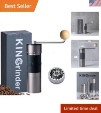 Manual Coffee Grinder Stainless Steel Conical Burr Hand Coffee Mill for Frenc...