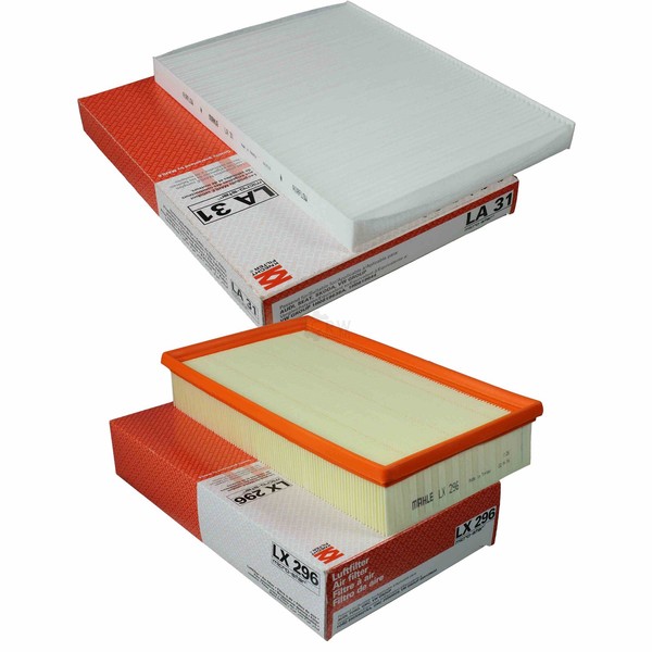 Mahle / Knecht Set Filterpaket Innenraumfilter LA 31 Luftfilter LX 296-image