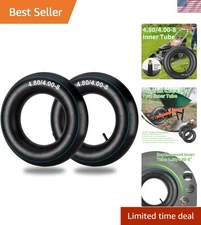 Cost-Effective 2-Pack Replacement Inner Tubes 4.80/4.00-8 for Trailers & More