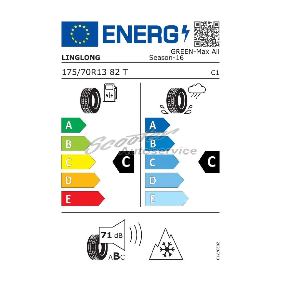 Linglong Allwetter-Reifen 175/70 R 13 82T Green-Max All Season 3PMSF | 45079 - Bild 2 von 4